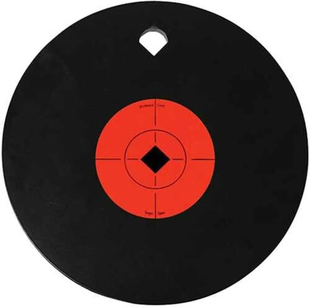 Birchwood Casey Rnd12 Round Steel Target Plate 12’’ Centerfire Rifle/handgun Black/red/white Nm500 Hanging - Rnd12