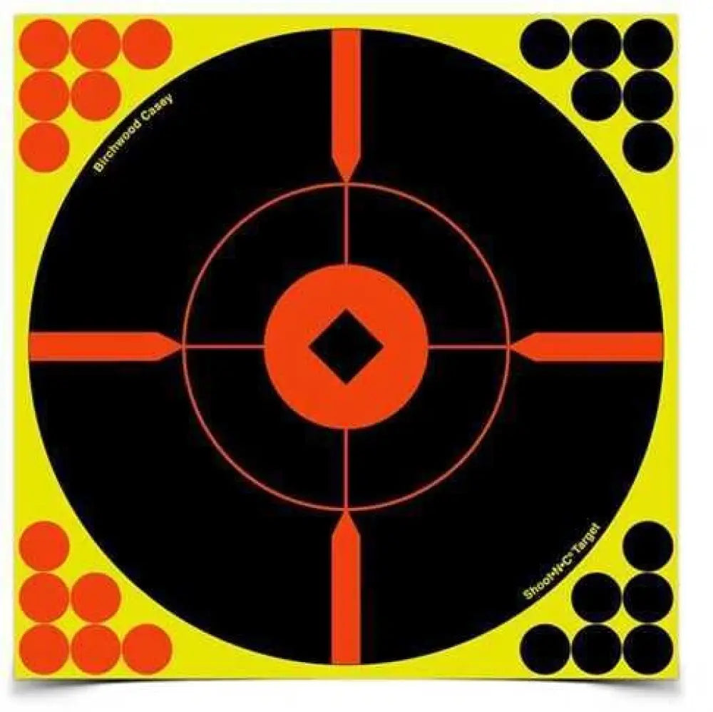 Birchwood Casey Shoot-n-c Target Round Crosshair Bullseye 8’’ 50 Targets 34850