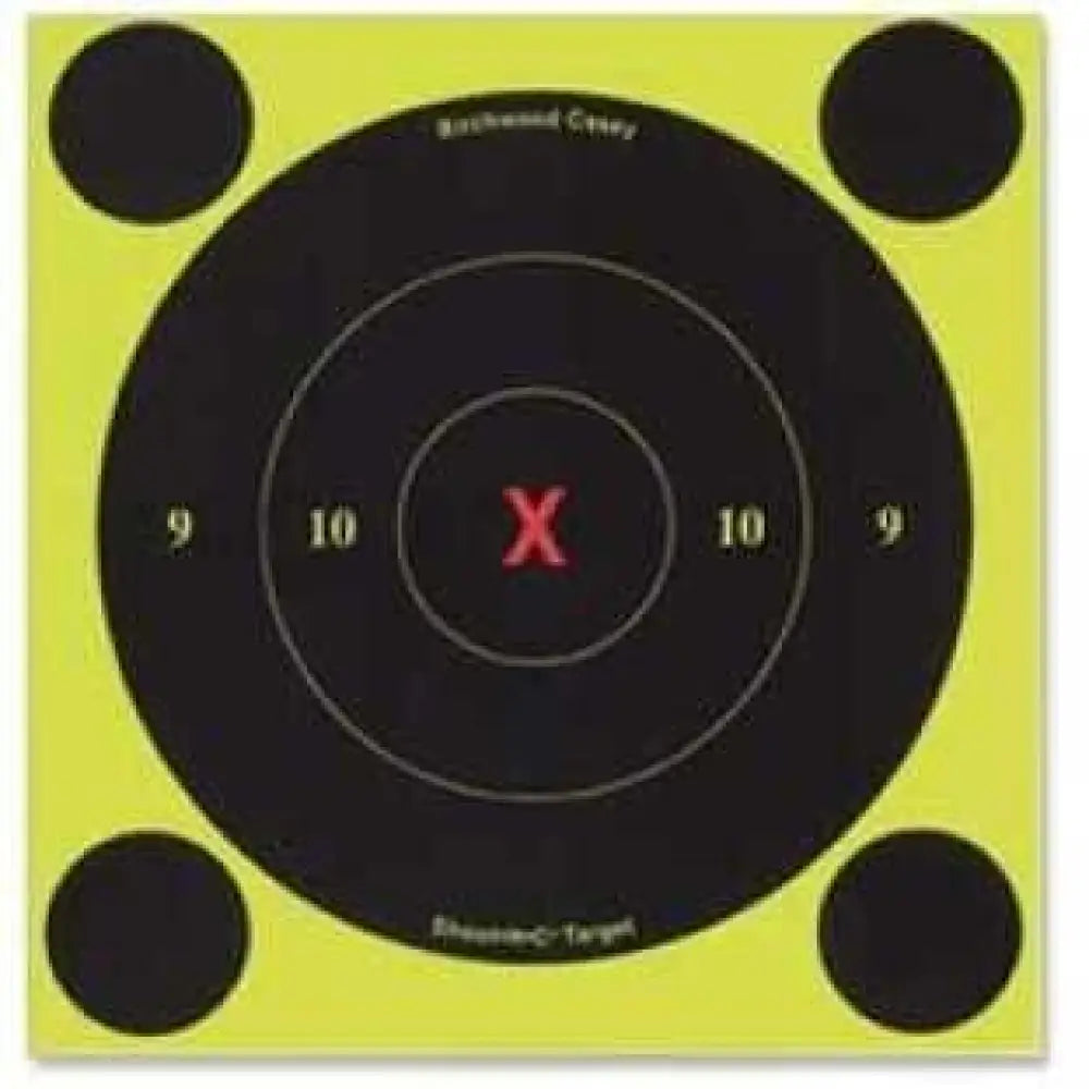 Birchwood Casey Shoot-n-c Targets: Bull’s-eye 6’’ X-bull Per 60 34560