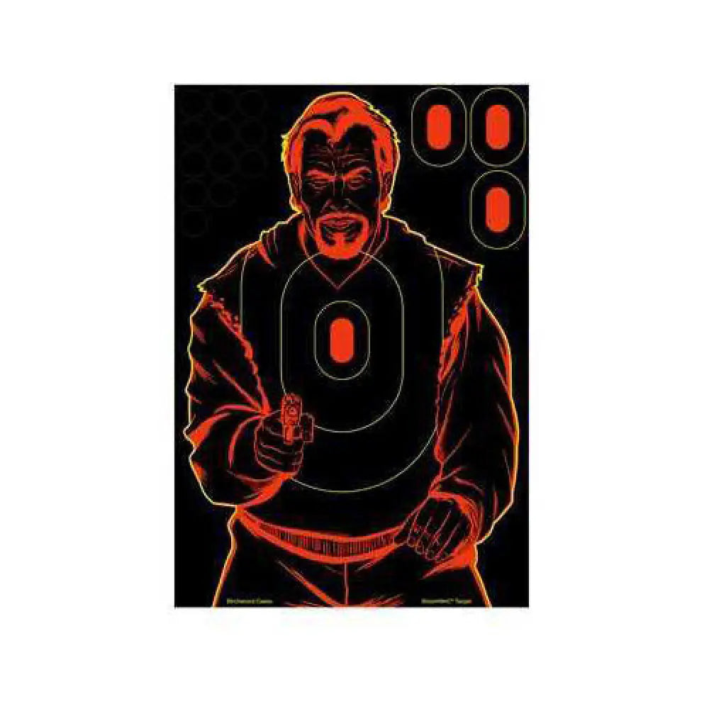 Birchwood Casey Shoot-n-c Targets: Silhouette Bad Guy 12’’ x 18’’ (per 100) Md: 34643