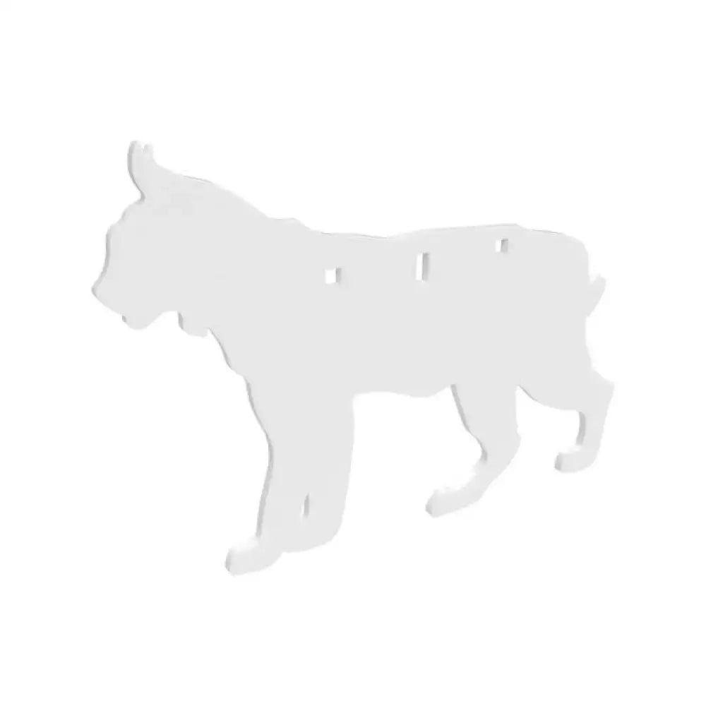 Birchwood Casey Steel Targets Ar500 3/8’’ 1 Hole Animal Sileft Handouette Target - Bobcat 1/ct Buy at Faith and Freedom