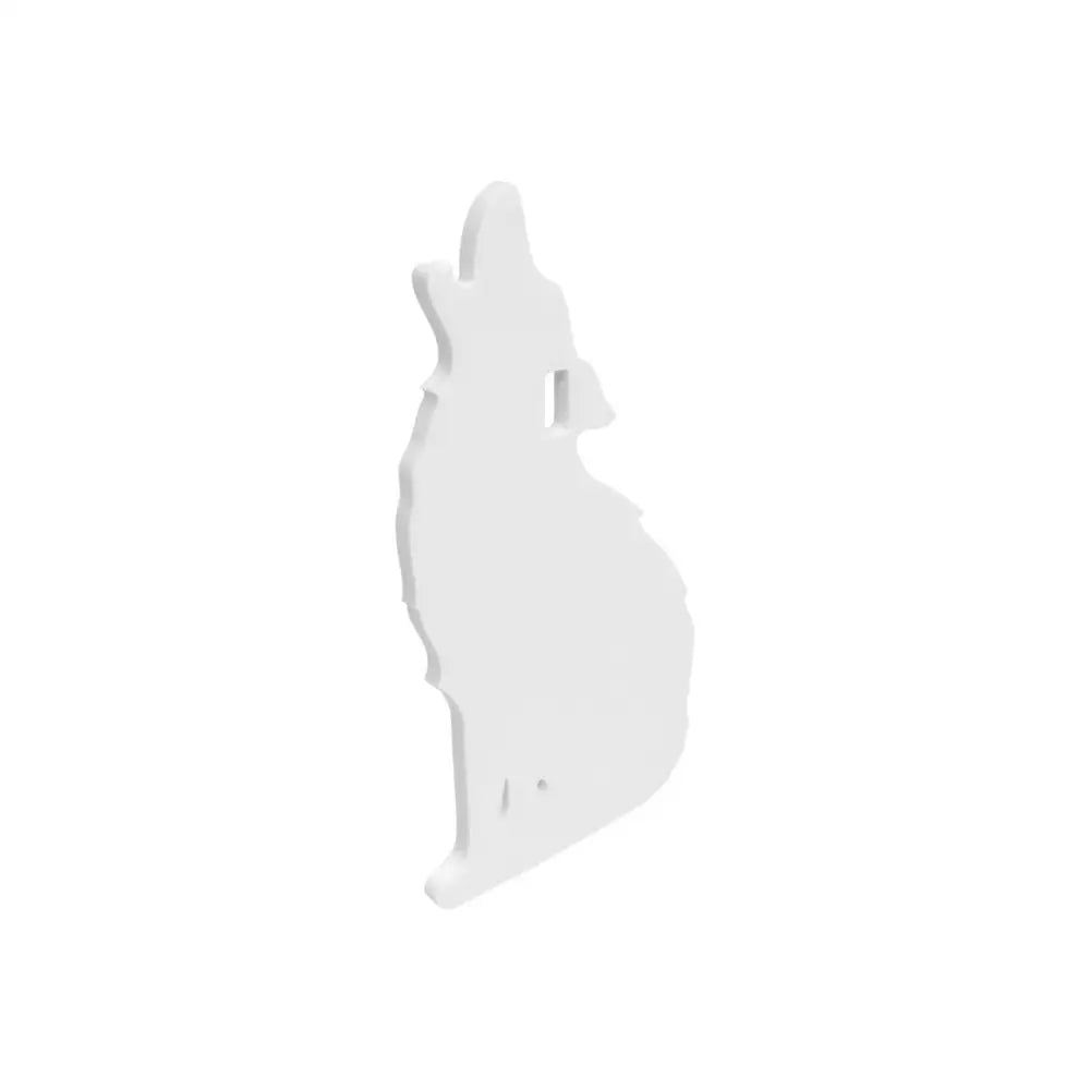 Birchwood Casey Steel Targets Ar500 3/8’’ 1 Hole Animal Sileft Handouette Target - Howling Coyote 1/ct Buy at Faith