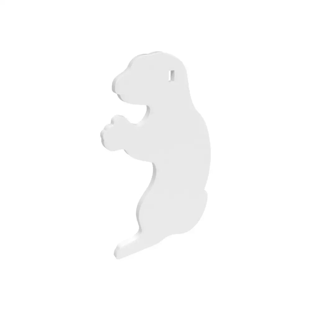 Birchwood Casey Steel Targets Ar500 3/8’’ 1 Hole Animal Sileft Handouette Target - Gopher 1/ct Buy at Faith and Freedom