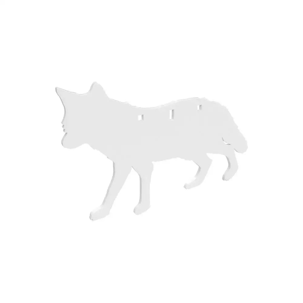 Birchwood Casey Steel Targets Ar500 3/8’’ Sileft Handouette Plate Target 3-hole Coyote Buy at Faith and Freedom Outdoors