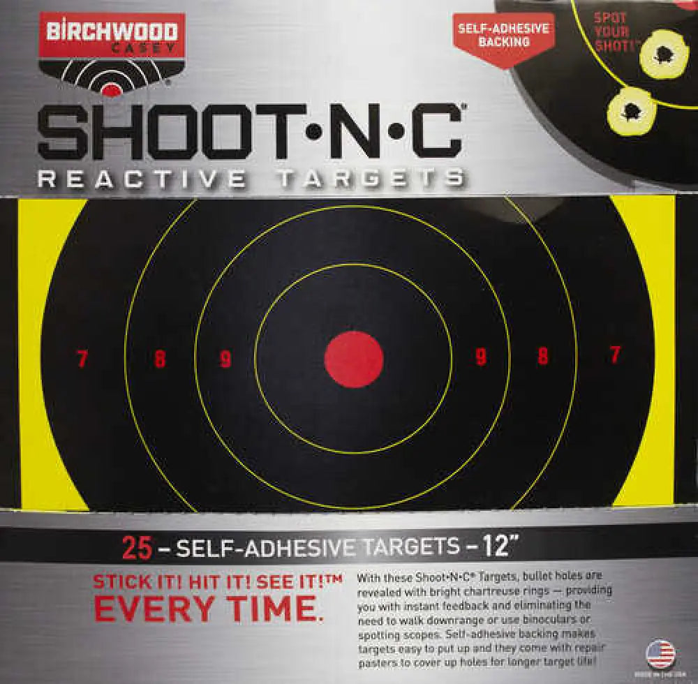 Birchwood Casey Target Dispenser Adhesive Paper - Tdsnc12-25pk