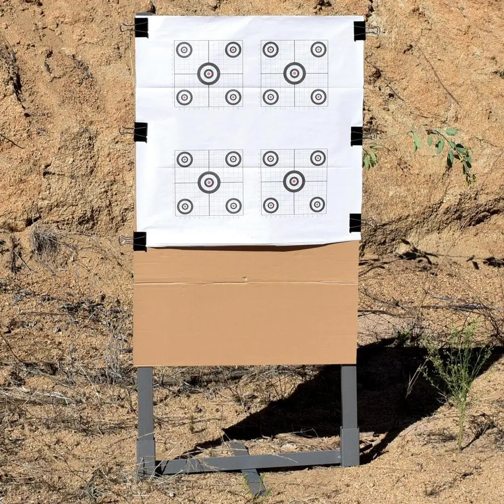 Birchwood Casey Target Stands & Accessories Gps Gray Metal Stand 24’’ with Kit Buy at Faith and Freedom Outdoors