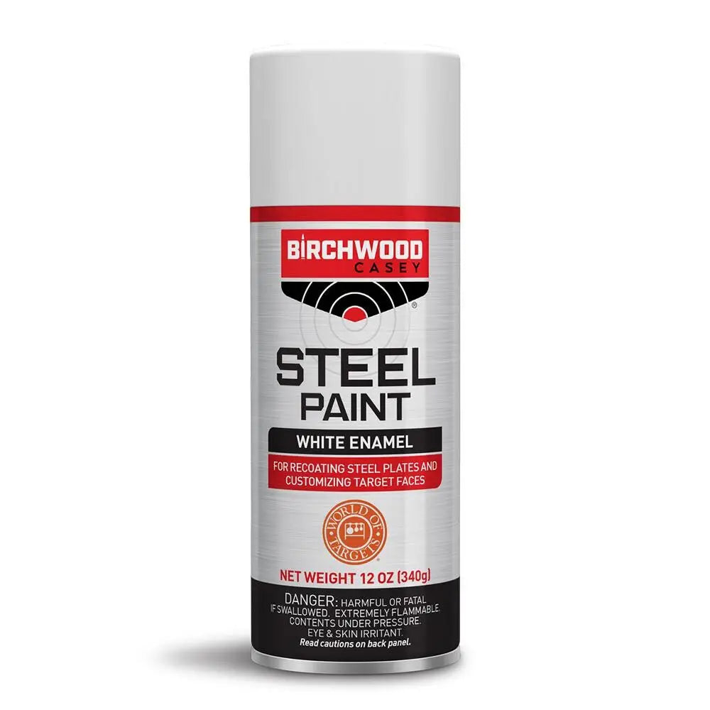 Birchwood Casey Target Stands & Accessories Steel Paint White Buy at Faith and Freedom Outdoors