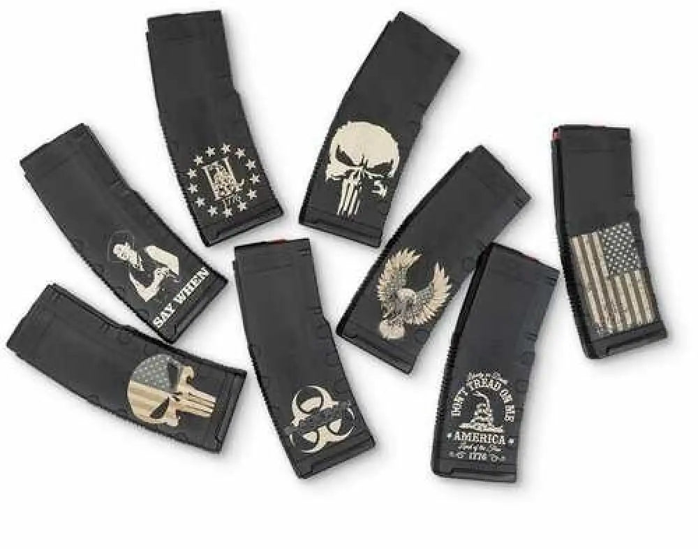Black Rain Ordnance Magazine 30rd Polymer with Let it Bullet Engraving Fits Ar-15 Platform