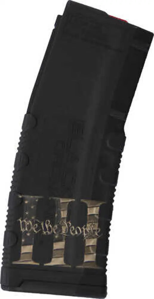 Black Rain Ordnance Magazine 30rd Polymer with we the People 3 Percent Engraving Fits Ar-15 Platform - Mag303percent