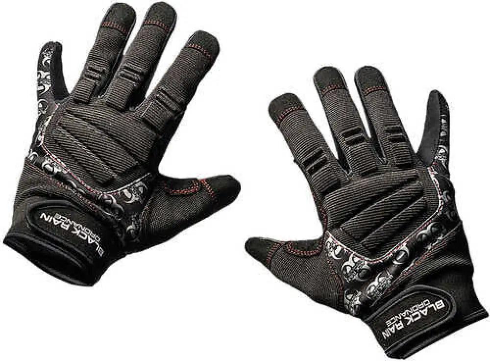 Black Rain Ordnance Tactgloveblk/gryl Tactical Gloves Black/gray Large Velcro - Tactgloveblk/gryl