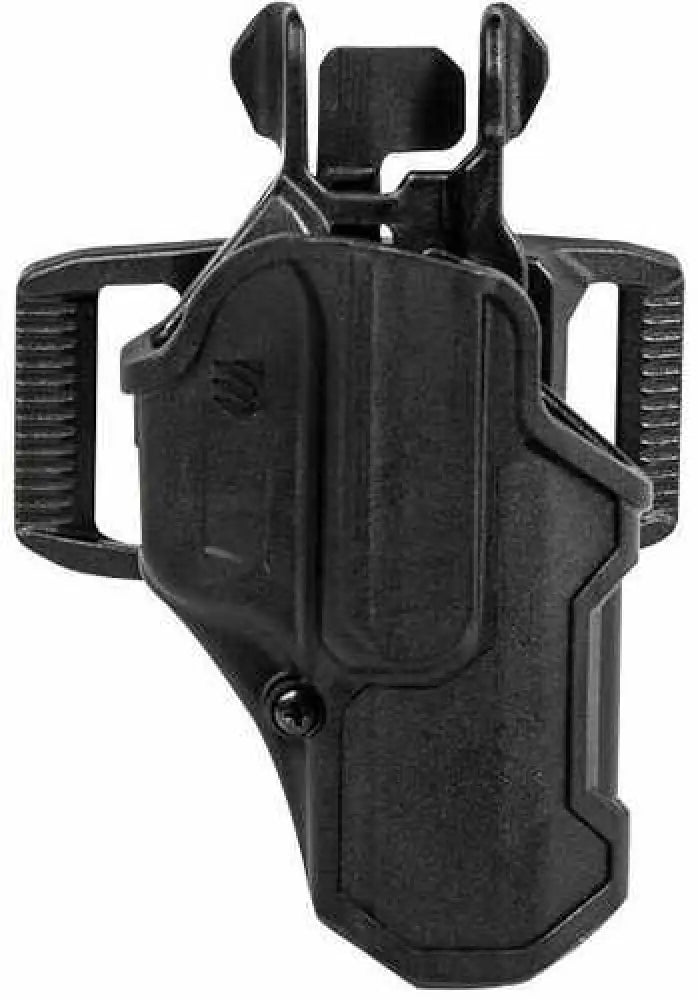 Blackhawk 410200bkl T-series L2c Owb Polymer Fits Glock 17/19/22/23/31/32/45/47 w Tlr 7/8 Belt Clip Mount Left Han