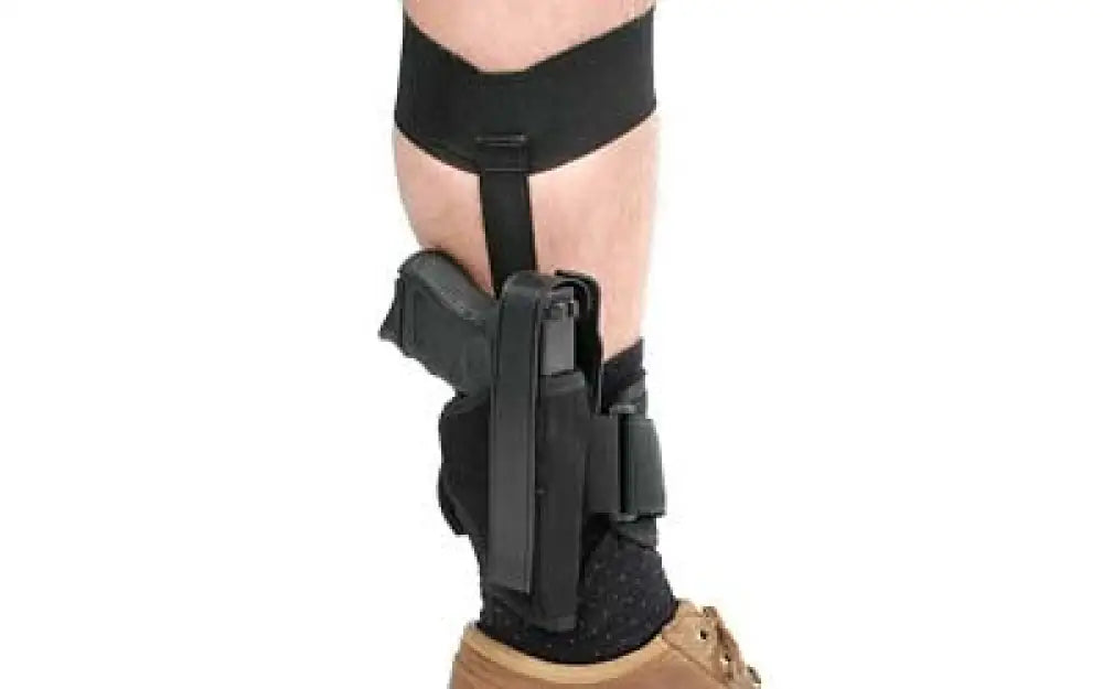 Blackhawk Ankle Holster Size 1 Right Hand Black Buy at Faith and Freedom Outdoors - Holsters - Ankle