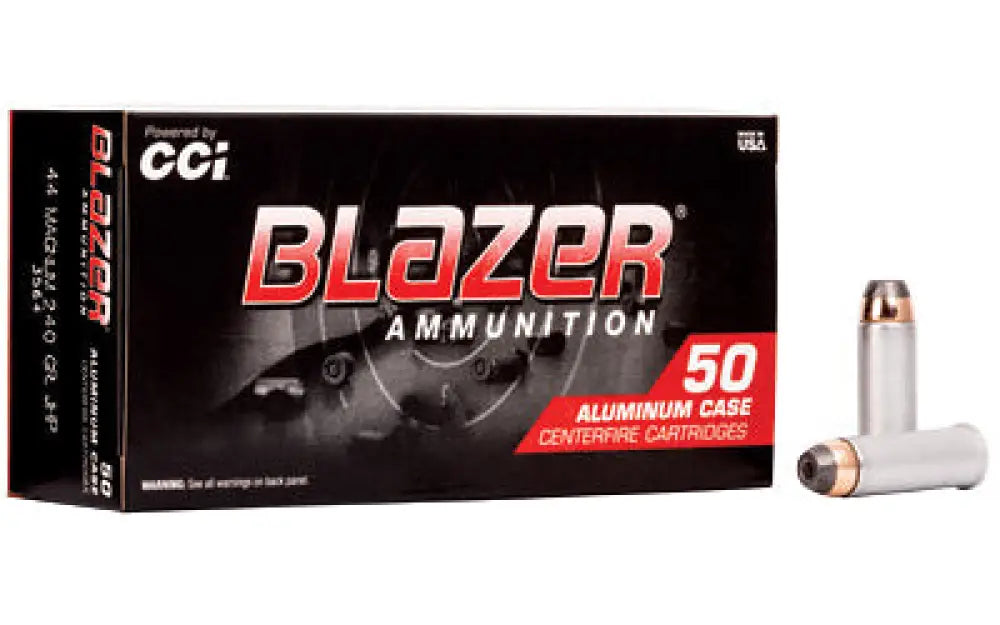 Blazer 44mag 240gr Jhp 50/1000 Buy at Faith and Freedom Outdoors - Jacketed Hollow Point