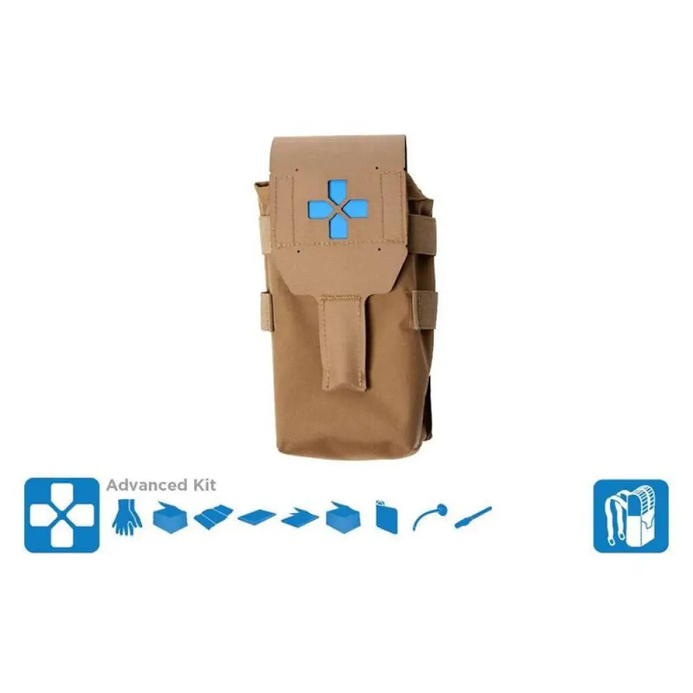 Blue Force Gear First Aid Kits|first Kits Trauma Kit Now! Small Advanced Supplies Coyote Brown Buy at Faith and Freedom
