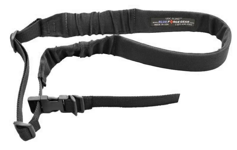 Blue Force Gear Slings 1-point Padded Bungee Sling with Push Button Adapter Black Buy at Faith and Freedom Outdoors