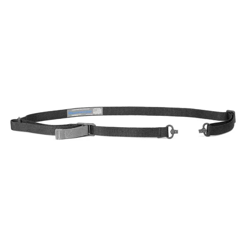 Blue Force Gear Slings Vickers one Sling 1’’ Wide Push Button Qd Swivels Black Buy at Faith and Freedom Outdoors