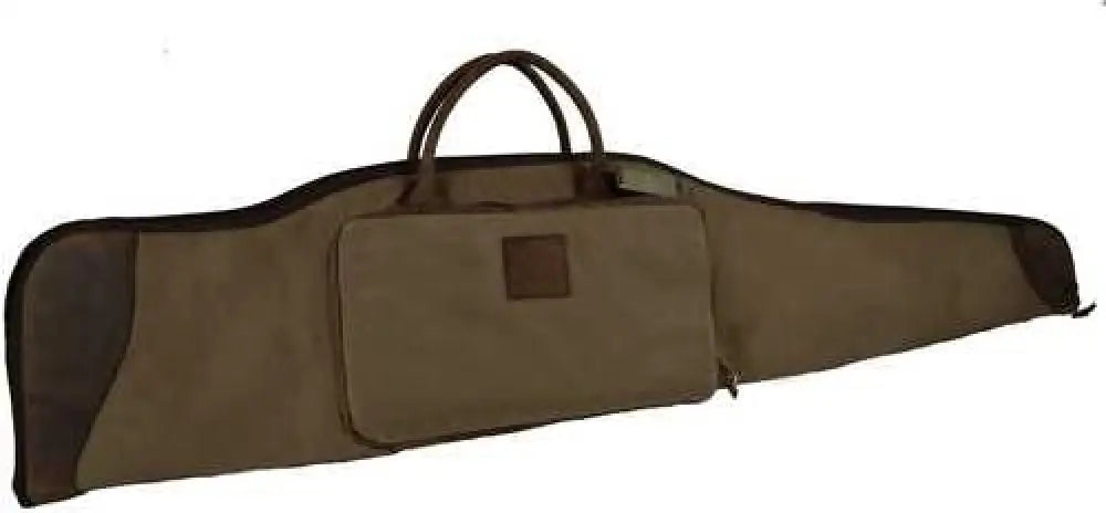 Boddington Gear Waxed Canvas with Vintage Buffalo Leather Trim 50’’ Scoped Rifle Case - Bd004