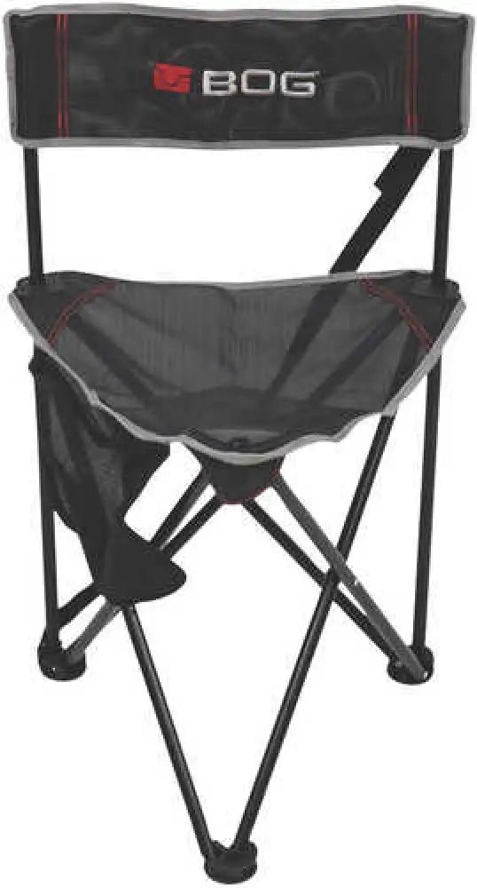 Bog-pod 1117130 Triple Play Chair 3 Legs Black Steel Frame Exterior Pocket
