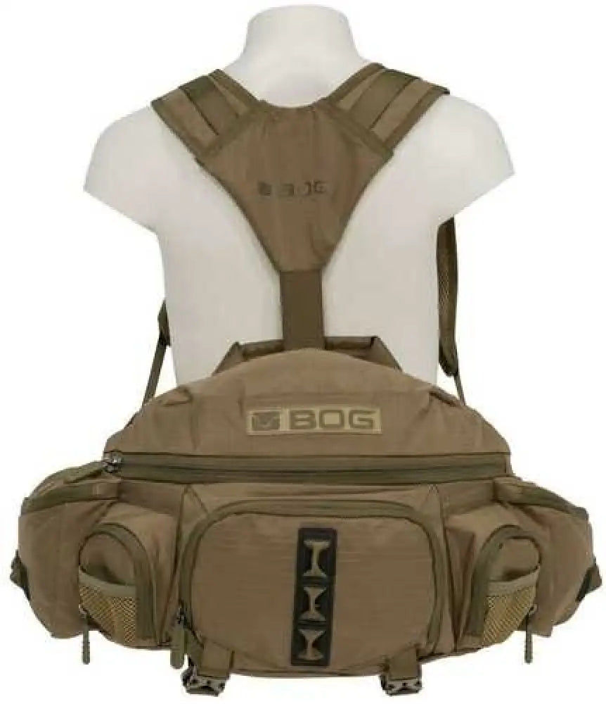 Bog-pod 1159190 Ultimatum Hunting Fanny Pack Made of Tear Resistant Nylon with Od Green Finish Ykk Zippers 1000 Cu.in