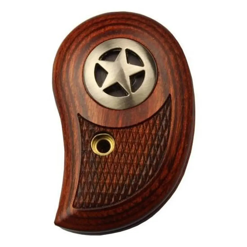 Bond Arms Grips Standard Handgun Rosewood with Silver Star Buy at Faith and Freedom Outdoors