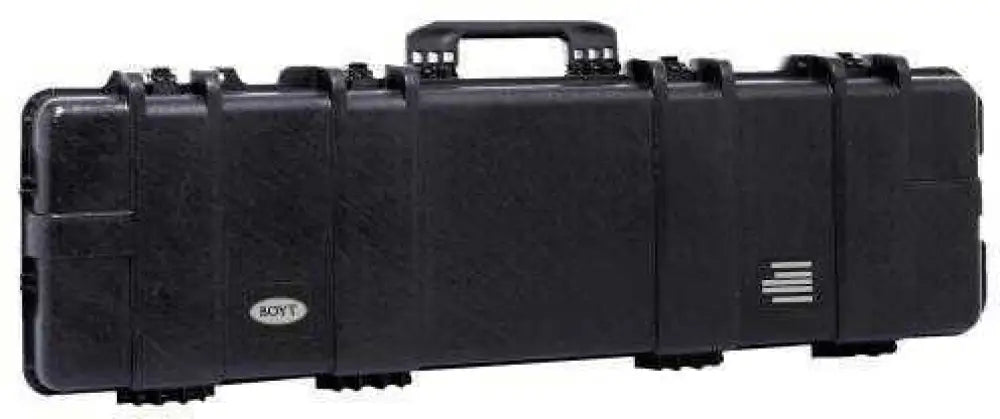Boyt Single Long Gun Case 50’’x12.5’’x5’’ Water Resistant O-ring Full Length Gasket High Density Egg Crate Black - H48sg