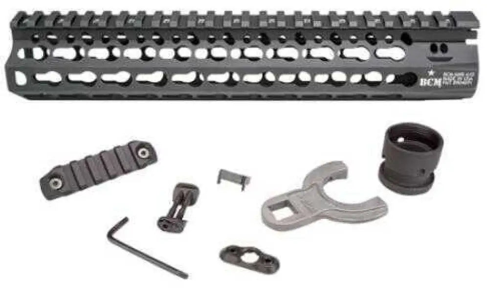 Bravo Company Alpha Keymod Rail Fits Ar Rifles 10’’ Aluminum Alloy Black Finish Includes Bcm Sling Mount