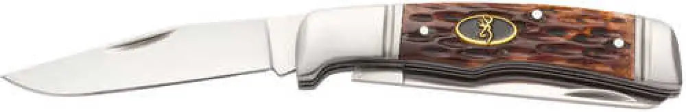 Browning 3220012 Joint Venture 2’’ 8cr13mov Stainless Steel Drop Point/spay Jigged Bone