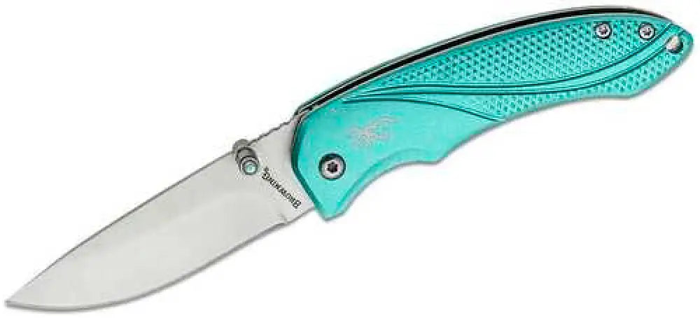 Browning 3220360 Allure Edc 2.88’’ Folding Drop Point Plain 7cr17mov Ss Blade Mint Green Textured Anodized Aluminum Hand