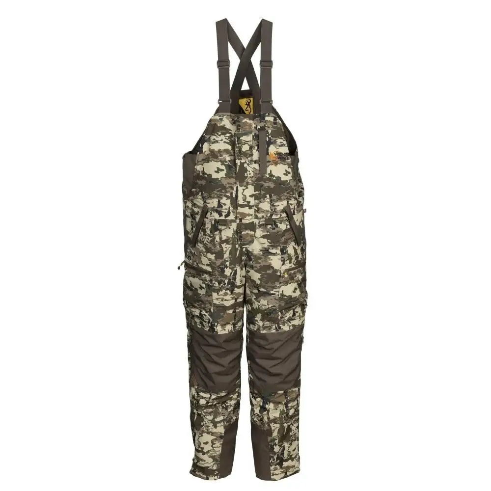 Browning Bibs & Coveralls Insulated Bib Overalls Auric Camo l Buy at Faith and Freedom Outdoors