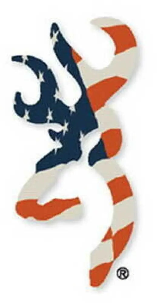 Browning Buckmark Decal Red/white/blue 6’’ 3922003116