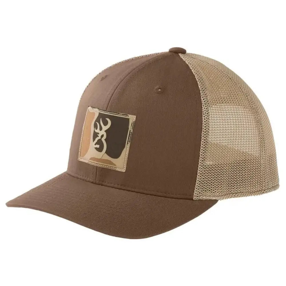 Browning Caps Hats & Beanies|caps Beanies Cypress Cap Major Brown with Vintage Tan Camo Buy at Faith and Freedom