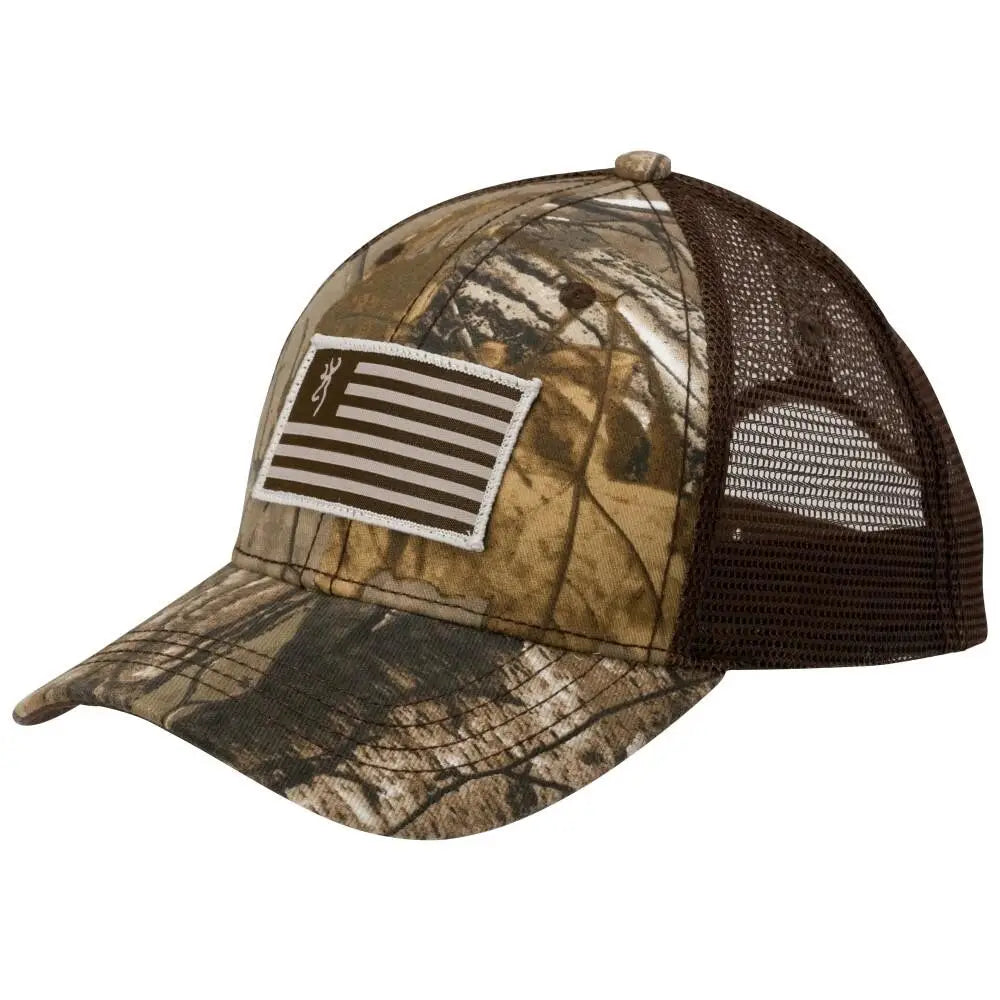 Browning Caps Hats & Beanies|hats Patriot Camo Cap Realtree Xtra Buy at Faith and Freedom Outdoors