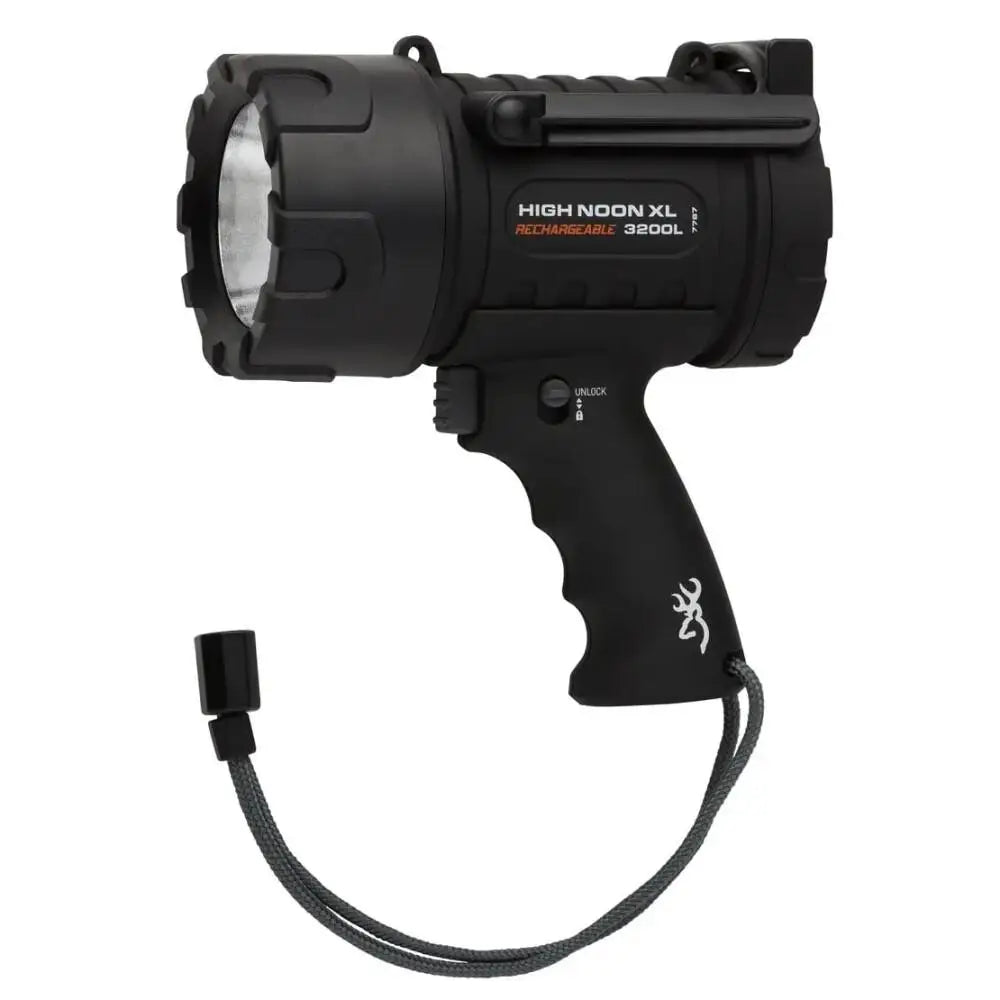 Browning Flashlights|flashlights & Accessories High Noon Xl Spotlight 3200 Lumens Black Buy at Faith and Freedom