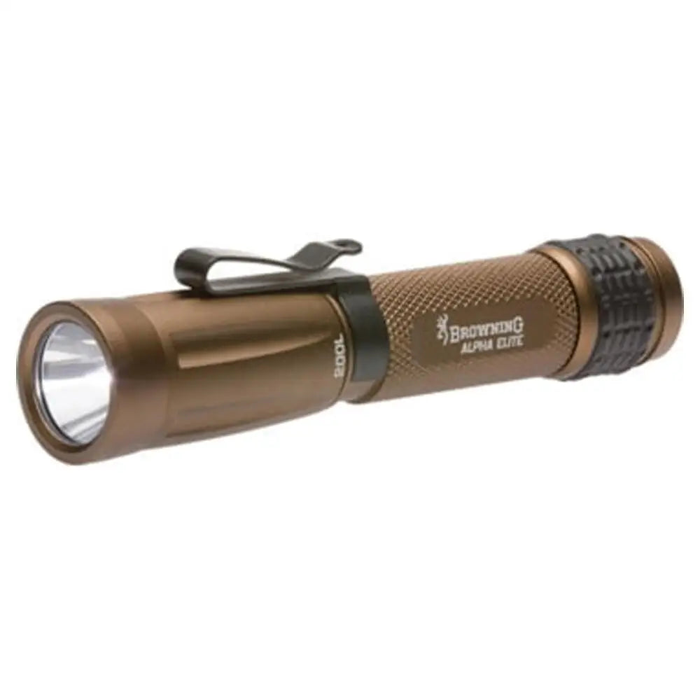 Browning Flashlights|flashlights & Accessories Tactical Alpha Elite Led Aluminum Flashlight - Bronze Buy at Faith