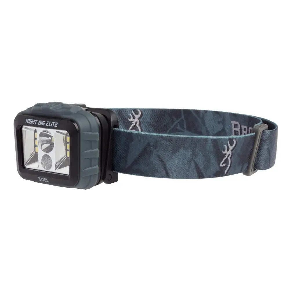 Browning Headlamps Night Gig Elite Headlamp 25-505 Lumens Blue Buy at Faith and Freedom Outdoors