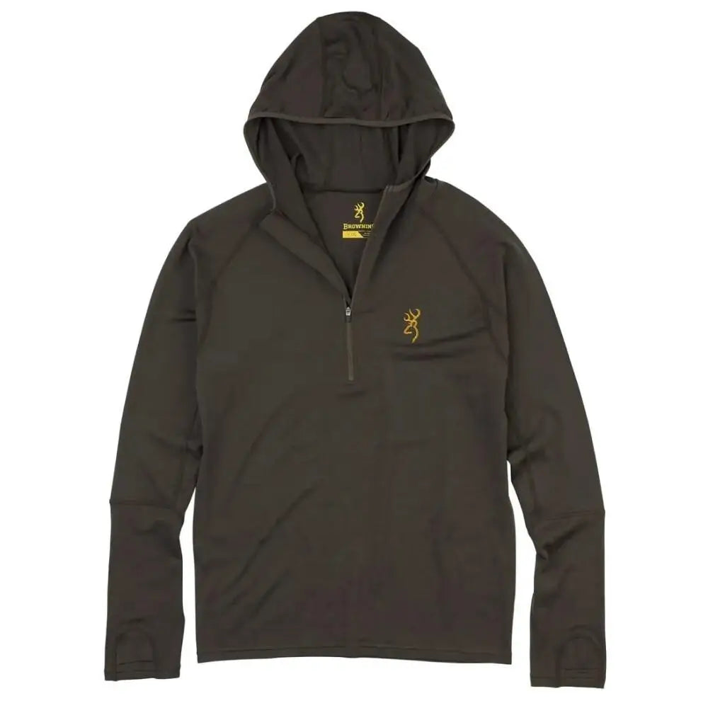 Browning Hoodies & Sweatshirts|long Sleeve Shirts Merino Hooded Shirt Major Brown s Buy at Faith and Freedom Outdoors