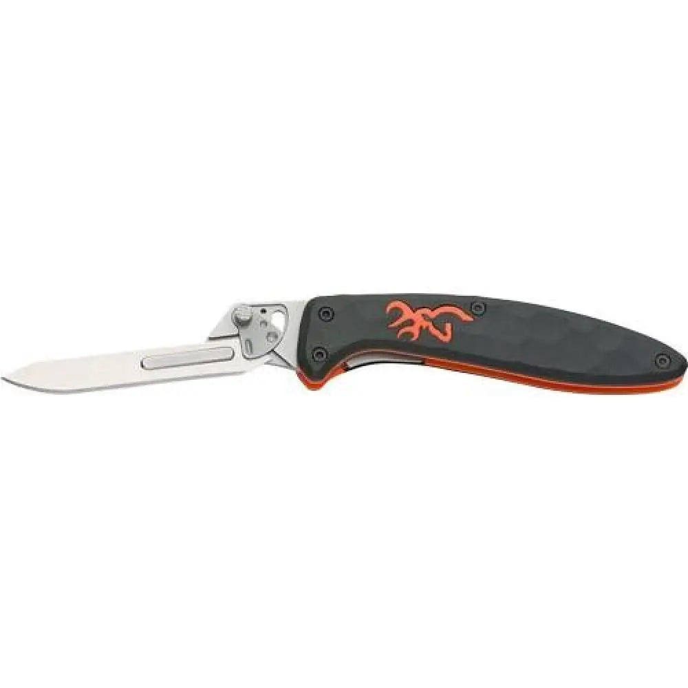 Browning Knives & Edged Tools|knives|knives Tools Primal Scalpel 2 3/4’’ Blade Black and Orange Buy at Faith