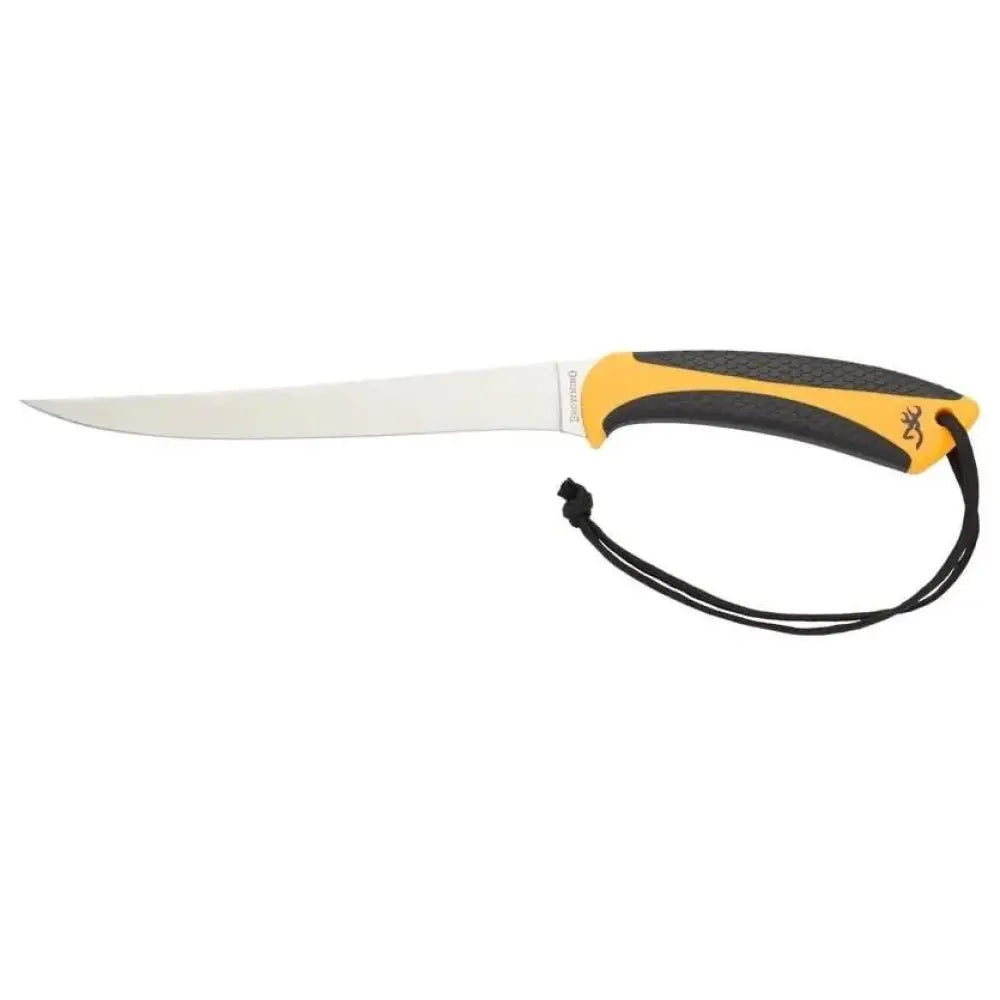 Browning Knives & Edged Tools|knives White Water Fillet Knife 7 1/4’’ Fixed Blade Yellow Buy at Faith and Freedom