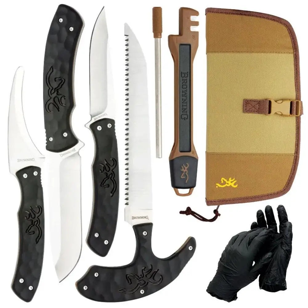 Browning Knives Primal Series 6-piece Field Dressing Kit Buy at Faith and Freedom Outdoors