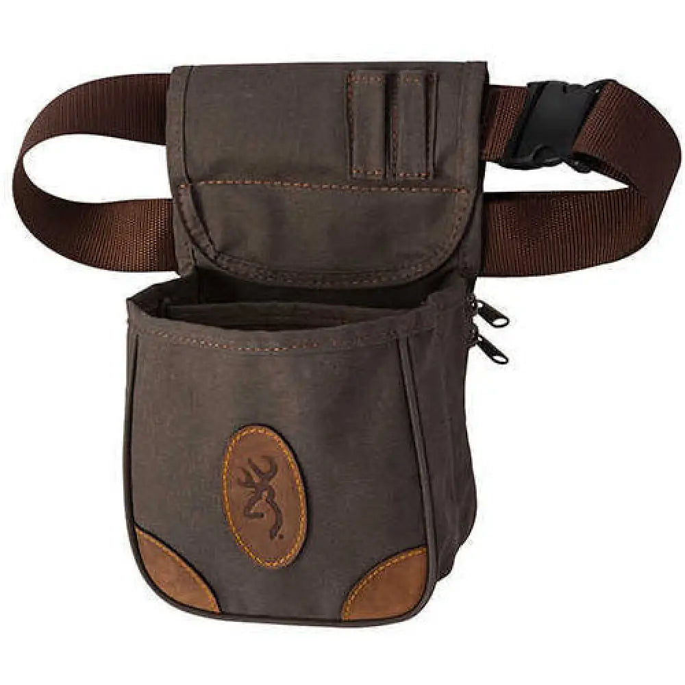 Browning Lona Canvas/leather Shell Pouch Flint Md: 121388692