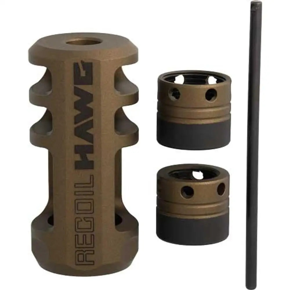 Browning Muzzle Devices Recoil Hawg Std. Brake Smoked Bronze 5/8x24 and 1/2x28 Buy at Faith and Freedom Outdoors