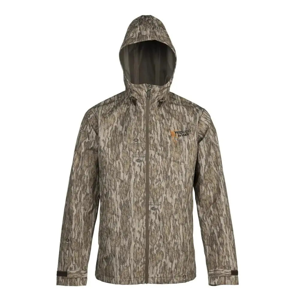 Browning Rain Gear Shell Jacket Mossy Oak Bottomland Xl Buy at Faith and Freedom Outdoors