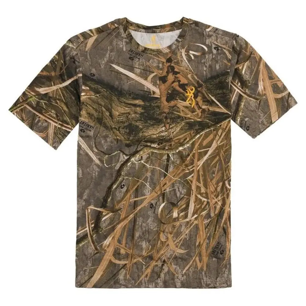 Browning Short Sleeve Shirts|clothing & Footwear Wasatch T-shirt Mossy Oak Shadow Grass Habitat s Buy at Faith