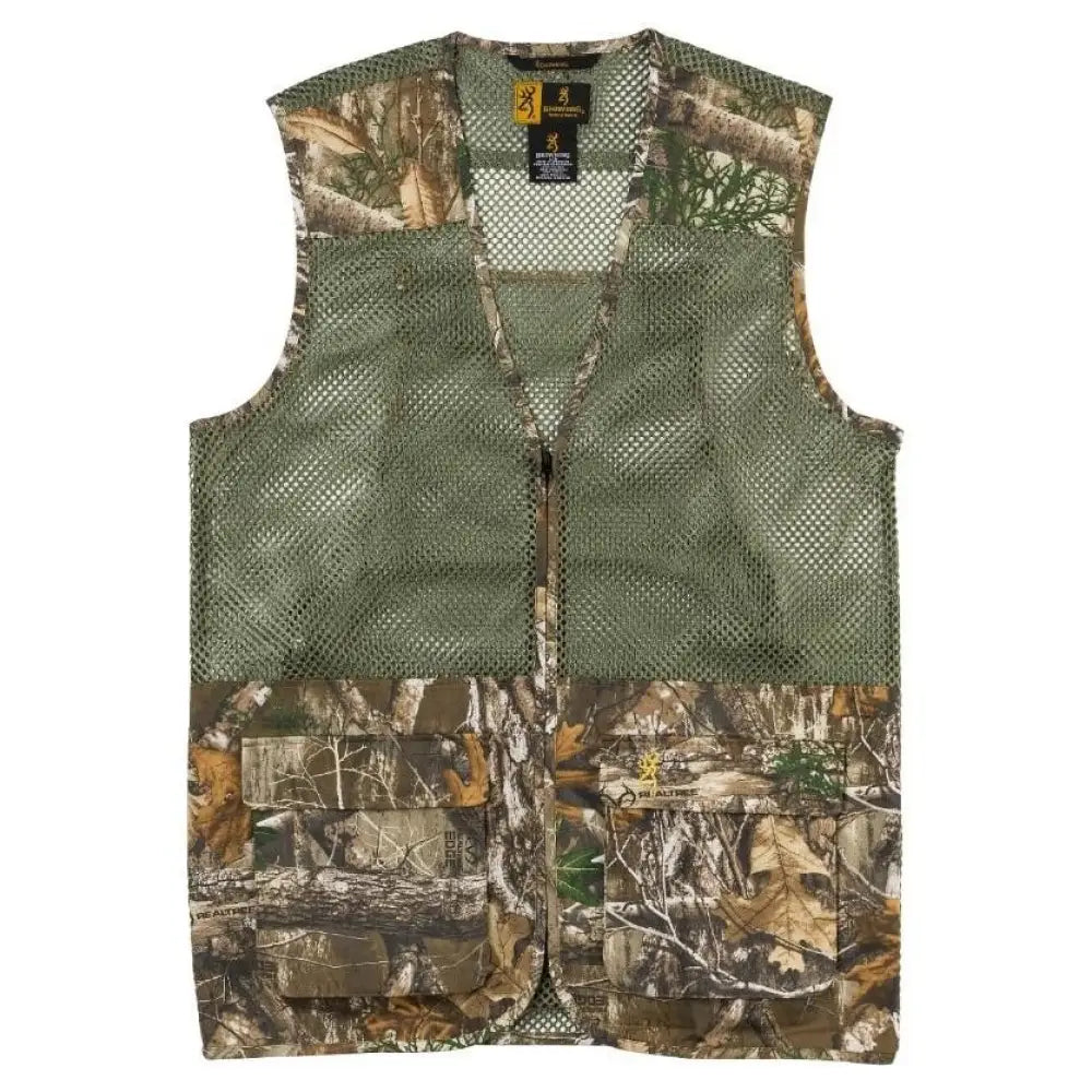 Browning Upland Vests|clothing & Footwear Dove Hunting Vest Realtree Edge Camo Buy at Faith and Freedom Outdoors