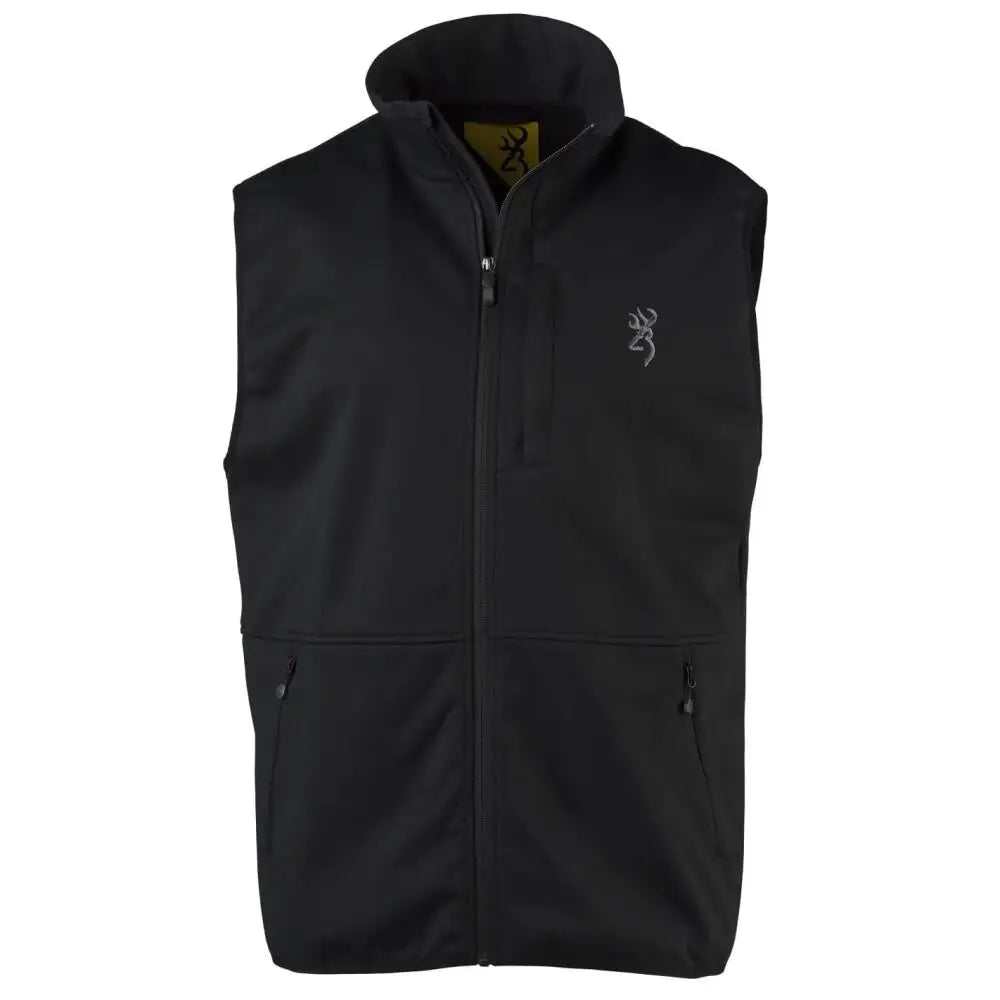 Browning Vests|rain Gear Softshell Vest Black s Buy at Faith and Freedom Outdoors