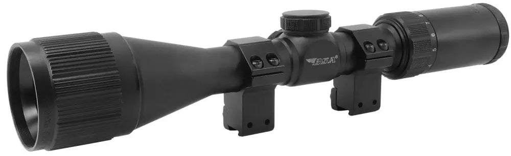 Bsa Centerfire Scopes Air Rifle Scope - 3-9x Magnification 40mm Ao (adjustable Objective) Mil-dot 1’’ Tube - Matte