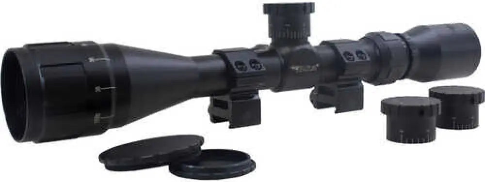 Bsa Optics Sweet 350 Ao Rifle Scope 3-9x40mm Legend W/ Weaver Rings - 350-39x40aowrtb