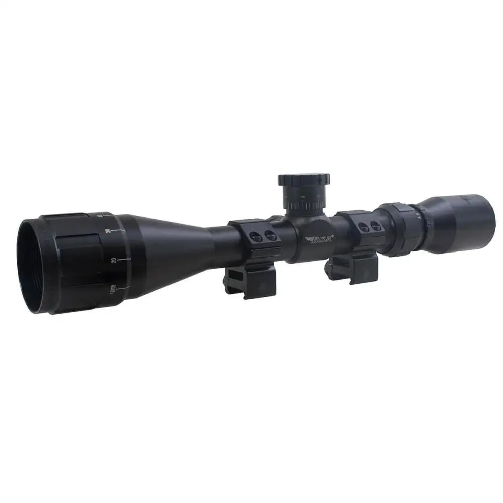 Bsa Rimfire Scopes Sweet 22 3-9x40mm Adjustable Objective Rifle Scope Sfp 30/30 Duplex Reticle Non Illuminated Black