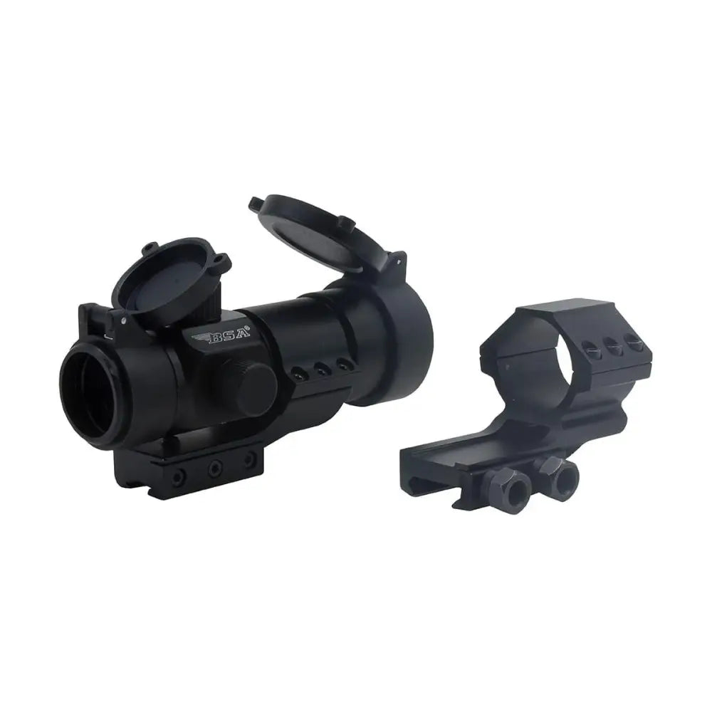 Bsa Tube 30mm Red Dot with Dovetail and Weaver Mounts Buy at Faith and Freedom Outdoors