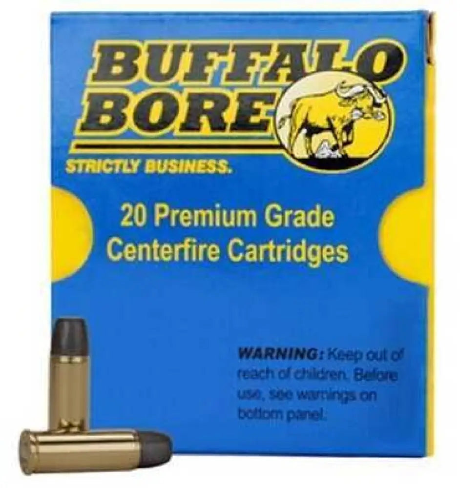 Buffalo Bore 38 Super Automatic Ammunition – High Velocity 124 Grain Hollow Point - Handgun Ammo